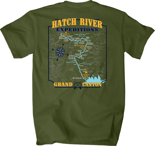 Ultra Cotton Crew Tee - Military Green