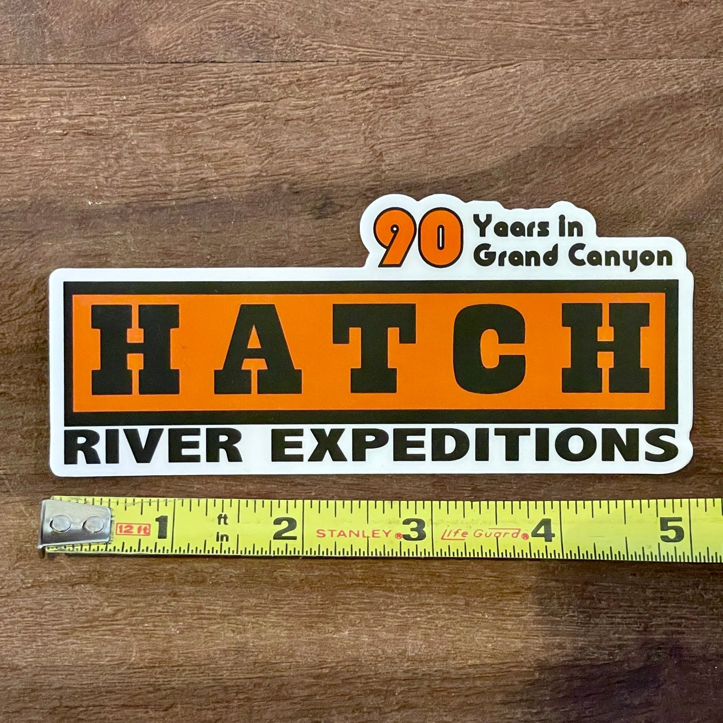 90th Year Hatch Logo Sticker