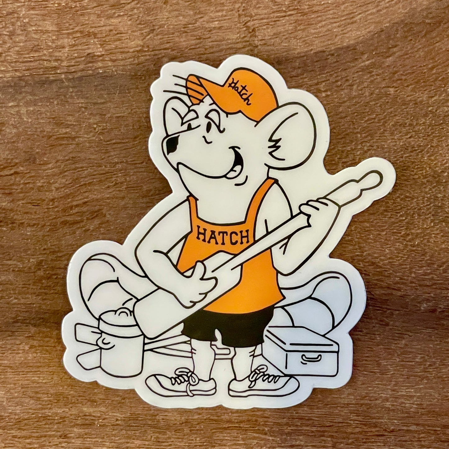 Eddy the Hatch Rat Sticker