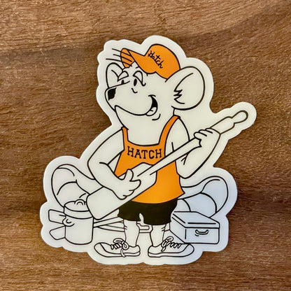 Eddy the Hatch Rat Sticker