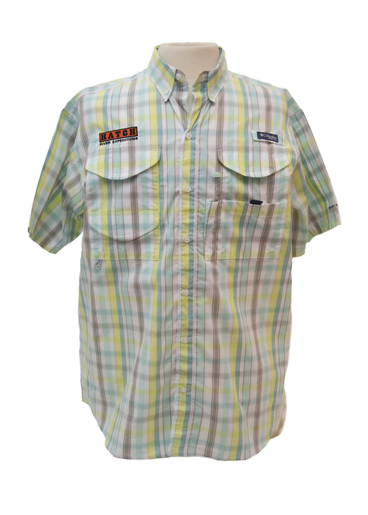 Men's Super Bonehead Short Sleeve Shirt - Moxie Gingham Green