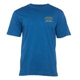 Short Sleeve Pigment Dyed Tee w/Colorado River map - Seaport (blue)