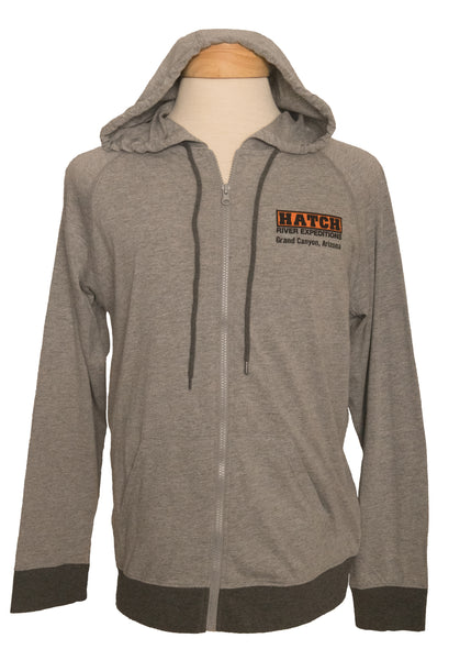 Lightweight GLH Full Zip Hoodie - Premium Heather (grey)